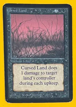 MTG CURSED LAND Alpha (OldManMTG 008-243) - Image 1
