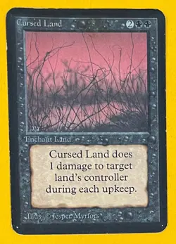 MTG CURSED LAND Alpha (OldManMTG 008-244) - Image 1