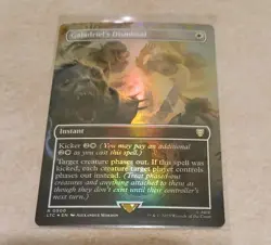 Galadriel's Dismissal Borderless FOIL The Lord of the Rings NM MTG - Image 1