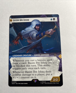 Basim Ibn Ishaq Showcase Universes Beyond: Assassin's Creed MTG + Bonus Rare!!! - Image 1
