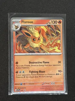 Flareon #167 Cosmos Holo Black Star Promo Prismatic Evolutions Pokemon 167 NM - Image 1