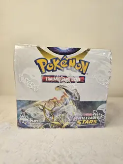 Pokemon TCG Booster Box Brilliant Stars Factory Sealed Brand New - Image 1
