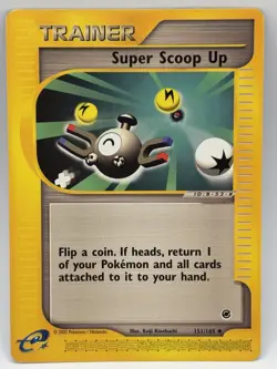 Pokemon - Super Scoop Up - Expedition Base Set 151/165 - Uncommon LP - Image 1