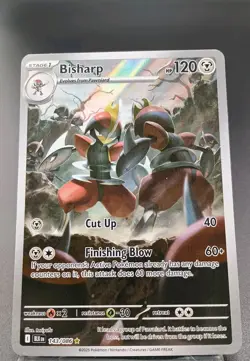 Bisharp 143/086 Pokemon TCG S&V Black Bolt Illustration Rare - Image 1