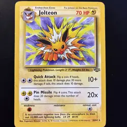 Jolteon 20/64 - Rare - Pokemon TCG - Jungle - Unlimited - LP - Image 1