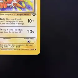 Jolteon 20/64 - Rare - Pokemon TCG - Jungle - Unlimited - LP - Image 5