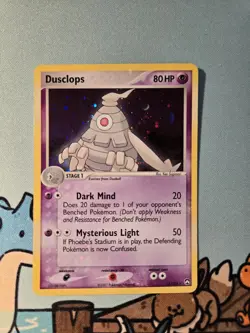 [MP] Dusclops 14/08 Holo Rare Pokemon TCG EX Power Keepers - Image 1
