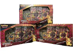 Pokemon Crown Zenith Morpeko V-Union Premium Playmat Collection Lot of 3 - Image 1