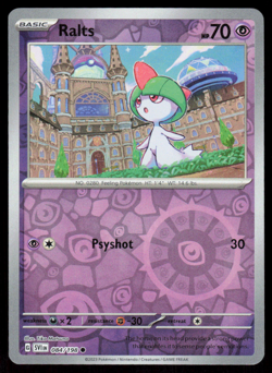 Ralts 084/198 Reverse Holo Pokemon Scarlet & Violet LP - Image 1