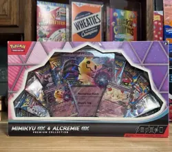 Pokemon Mimikyu Ex & Alcremie Ex Premium Collection TARGET EXCLUSIVE - Image 1