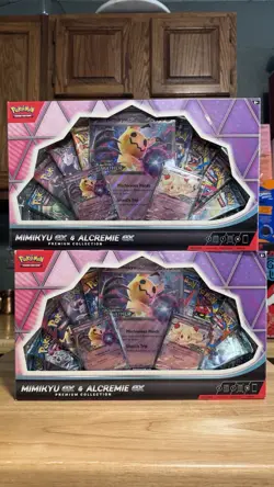 Pokemon Mimikyu Ex & Alcremie Ex Premium Collection TARGET EXCLUSIVE - Image 2