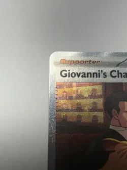 2023 Pokemon Giovanni's Charisma 204/165 Sv: Scarlet & Violet 151 SAR Holo NM - Image 2