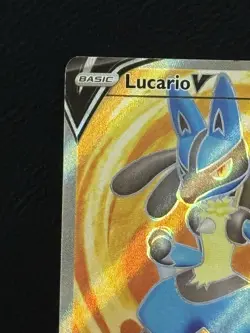 Pokemon TCG Lucario V (Full Art) SWSH213 SWSH: Sword & Shield Black Star Promo - Image 4