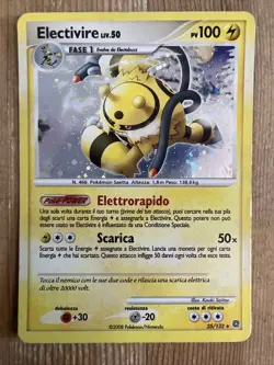 Pokemon TCG Electivire Secret Wonders 25/132 Cosmos Holo Rare HP ITALIAN - Image 1