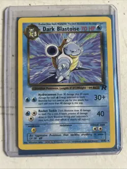Pokemon TCG - Dark Blastoise 20/82 - Team Rocket Non-Holo - WoTC 1999 - Image 1