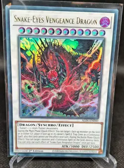 Yu-Gi-Oh! ALIN-EN040 - Snake-Eyes Vengeance Dragon - 1st edition - Ultra Rare - Image 1