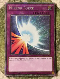 YuGiOh MIRROR FORCE Platinum Secret Rare RA03-EN093 - Image 2