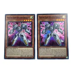 Yu-Gi-Oh Meklord Army Deployer Obbligato LED7-EN019 1st Edition LP Lot of 2 - Image 1