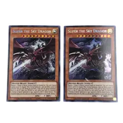 Yu-Gi-Oh! Slifer the Sky Dragon TN19-EN008 2019 Gold Sarcophagus Tin Promo x2 NM - Image 1