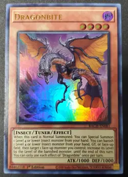 Dragonbite BACH-EN081 1st Edition Yu-Gi-Oh Battle Of Chaos Series - Image 1