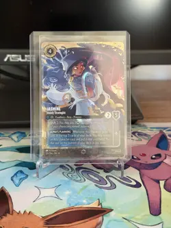 Jasmine Steady Strategist Enchanted Holo Card 221/204 Reign of Jafar Lorcana NM - Image 1