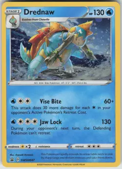 Drednaw - SWSH047 - Sword & Shield Promo Cards - Cosmos Holo - Pokemon TCG - LP - Image 1