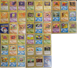 Partial non-holo collection of Fossil Set (1999) WOTC Vintage Pokemon Cards (43) - Image 1