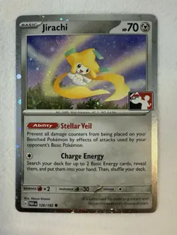 Jirachi - 126/182 - Prize Pack Series Cards - Pokemon TCG - NM - Cosmos Holo - Image 1