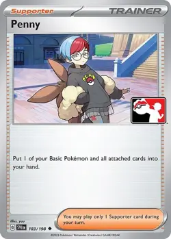 Penny - 183/198 - Prize Pack Series Cards - Scarlet & Violet - Pokemon TCG - LP - Image 1