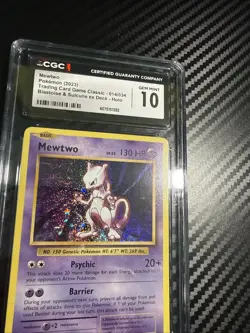 Mewtwo CLB 014/034 Pokemon Card - CGC 9.5 GRADED MINT+ - TCG Classic - Image 1