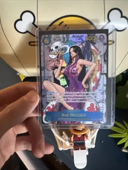 Boa Hancock OP07-051 Parallel Manga Alt Art ONE PIECE Card Game English - Image 1