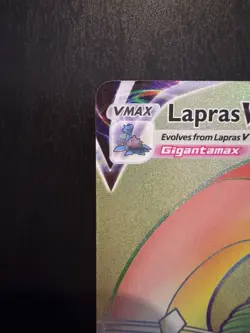 Lapras VMAX - 203/202 - Pokemon Sword & Shield Base Set Secret Rare Card NM - Image 2