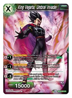 King Vegeta, Umbral Invader - Supreme Rivalry - B13-064 - DBS Card Game - NM - Image 1