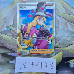 Pokemon Avery full art trainer SWSH chilling reign 187/198 mint Pokemon card - Image 1