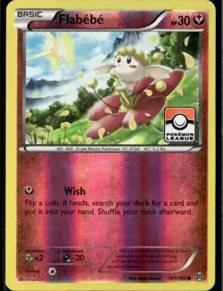 Flabebe - 101/162 - Pokemon TCG League & Championship Cards - LP - Reverse Holo - Image 1