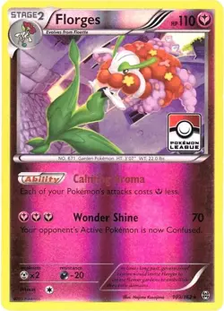 Florges - 103/162 - Pokemon TCG League & Championship Cards - LP - Reverse Holo - Image 1