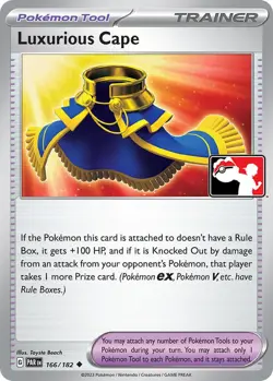 Luxurious Cape - Prize Pack Series Cards 166/182 - Pokemon TCG Paradox Rift - NM - Image 1
