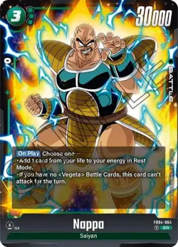 Nappa - FB04-064 - Ultra Limit - DBS Card Game - NM - Super Rare - FOIL - Image 1