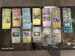 White Flare Poke Ball Reverse Holo Lot of 65 Cards English - NO DUPES - NM/M 🔥 - Image 1