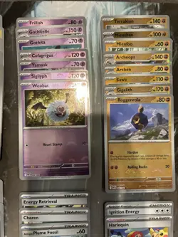White Flare Poke Ball Reverse Holo Lot of 65 Cards English - NO DUPES - NM/M 🔥 - Image 4
