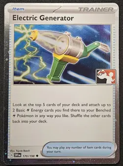 Electric Generator - 170/198 - Pokemon TCG Prize Pack Series Cards - Cosmos Holo - Image 1