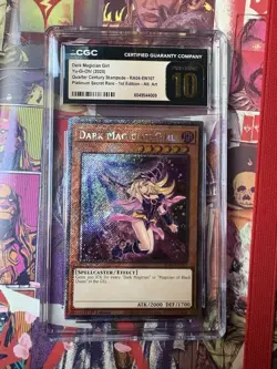 Dark Magician Girl Platinum Secret Rare Card RA04-EN107 - Image 1
