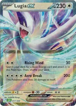 Lugia ex - 017/034 - Trading Card Game Classic - Pokemon TCG - NM - HOLO - Image 1