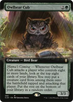 Owlbear Cub - 592- MTG Commander Legends: Battle for Baldur's Gate - LP - Image 1