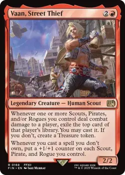 Vaan, Street Thief - Universes Beyond: FINAL FANTASY - 0168 - MTG - NM - Rare - Image 1