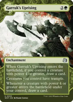 Garruk's Uprising 0053 - Wilds of Eldraine: Enchanting Tales - MTG - NM --- FOIL - Image 1