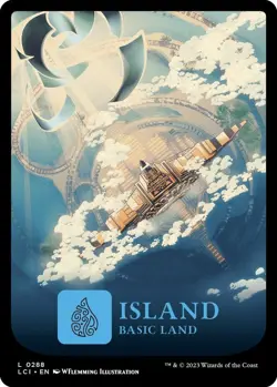 Island (0288) - The Lost Caverns of Ixalan - Full Art Basic Land - MTG - LP - Image 1
