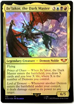 Be'lakor, the Dark Master - MTG Universes Beyond: Warhammer 40,000 - 172 - FOIL - Image 1