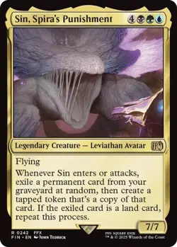 Sin, Spira's Punishment - FINAL FANTASY - 0242 - MTG - NM - Rare --- FOIL - Image 1