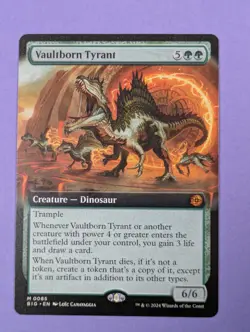 MTG Magic: The Big Score: Vaultborn Tyrant Extended Art Mythic #0085 - NM - Image 2